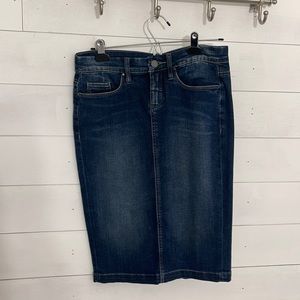 Blanknyc denim pencil skirt
